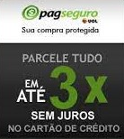 todo site pagamento em 3 vezes sem juros. Pelo Pagseguro